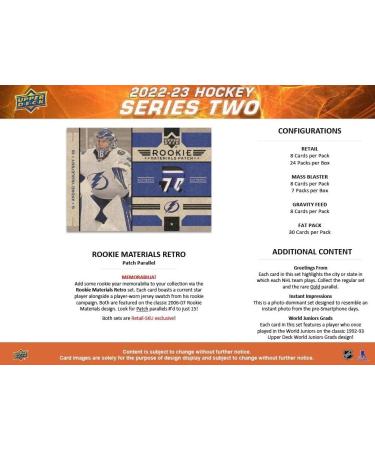 2022 2023 Upper Deck Hockey Series #2 Factory Sealed Unopened Blaster Box of Packs Possible Young Guns Rookies and Jerseys - Buy Online on GoSupps.com