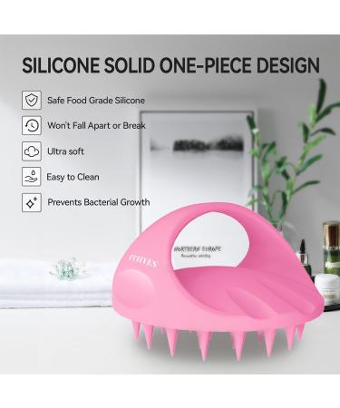 Ityes 38 Fingers Silicone Head Massage Brush - Scalp Massager Shampoo Brush for Women Men & Pets | Pink - Buy Online on GoSupps.com
