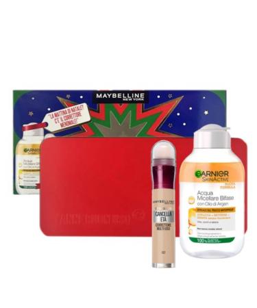 Maybelline Maybelline Women's Gift Set: Eraser Concealer Eta 02 and Garnier Biphasic Micellar Water 100ml with Pouch