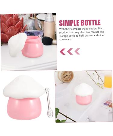 1 Set Lotion Container Moisterizer Container Storage for Makeup Pink Color Sample Bottle Cream Bottle Refillable Container Filling Cosmetic Box Lip Balm Travel Mushroom Plastic/2263 4.5x4.5cm Pink - Buy Online on GoSupps.com