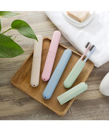 Anicy 4 Pack Toothbrush Case - Portable Travel Toothbrush Holder for Home Hiking and Camping - Best Travel Accessory for Oral Care - Buy Online on GoSupps.com