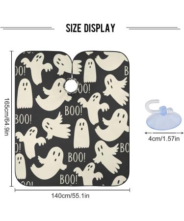 Kigai Happy Halloween Barber Cape | Waterproof Hair Cutting Cape for Men & Women | Adjustable Salon Hairdressing Cape - Buy Online on GoSupps.com