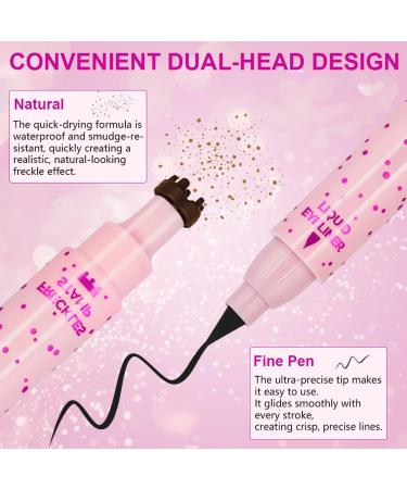 LOPHE Freckle Pen Dual Function Clear Natural Spots Waterproof Easy to Apply 22ml 1 Clear Function - Buy Online on GoSupps.com
