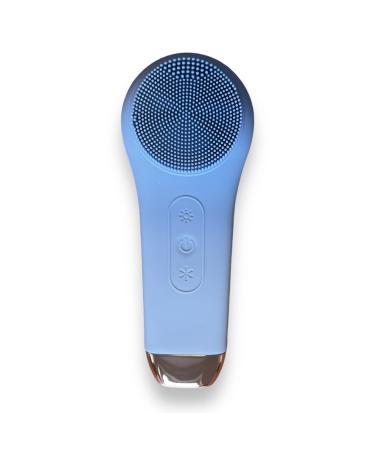 Facial Cleansing Brush Facial Cleansing Device Make-Up Remover Heat & Cold Cleansing Brush (01 Blue) 01-blau