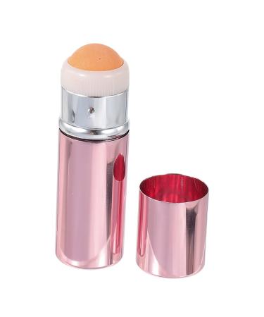 Beavorty Rolling Volcanic Stone Oil Absorbing Stick Makeup Gadgets Skin Care Tools Oil Absorbing Face Roller Oil Absorbing Roller Oil Absorbing Volcanic Roller Jade Roller Skin Care Roller 8.3x2.3cm Pink