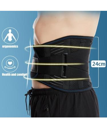 Dorbi Lumbar Support Belt - Breathable Pain Relief for Herniated Disc Sciatica & Scoliosis | Men & Women (Size M) | International Shipping - Buy Online on GoSupps.com