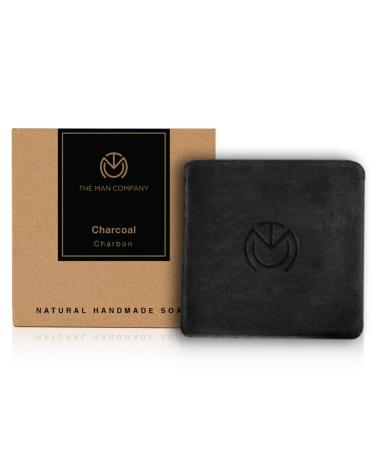 The Man Company Charcoal Soap (125 gm) - 100% Natural Blackhead Remover | International Shipping Available - Buy Online on GoSupps.com