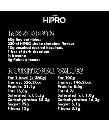  HiPRO Danone HiPRO Protein Drink - Vanilla - 24 x 330 ml - High in Protein No Added Sugars Lactose Free - Buy Online on GoSupps.com