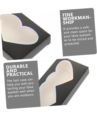 Baluue 50 Pi ces Bo te de Rangement pour Faux Cils tui Cils Transparent Bo te de Rangement Emballage - Buy Online on GoSupps.com