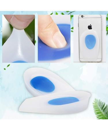 2 Pairs Gel Heel Cushion for Heel Spur & Achilles Tendon Support - Plantar Fasciitis Relief for Men - Best Comfort & Pain Relief - Buy Online on GoSupps.com