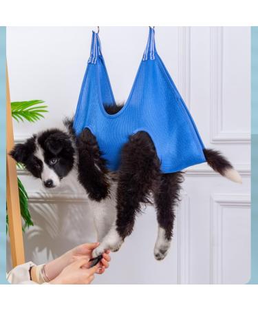 Qrity Cat Care Pocket Hammock Set - Dog & Cat Grooming Tool with S Hook - Blue XS - Buy Online on GoSupps.com