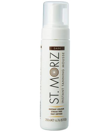 St Moriz Self Tan Range Instant Self Tanning Mousse Dark 6.76oz (200ml)