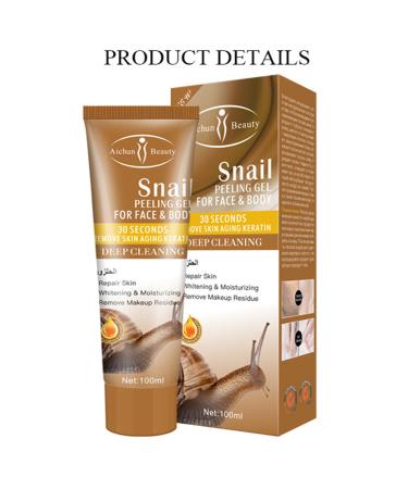 AICHUN BEAUTY Snail Peeling Gel - Deep Clean & Moisturize Face & Body | Anti-Aging Keratin Removal | Refresh Smooth Skin - International Shipping Available - Buy Online on GoSupps.com