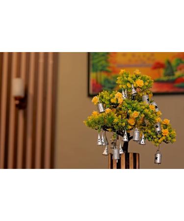 KRATI EXPORTS Vintage Cutwork Iron Bells - Bohemian Decor and Wind Chimes for Meditation and Christmas - Silver 20 - Buy Online on GoSupps.com