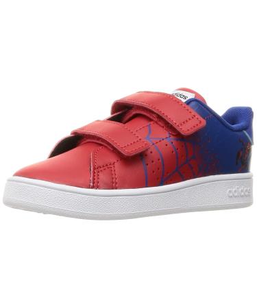 adidas Boy's Unisex Kids Advantage Cf I Sneaker Child 4 UK Child Team Royal Blue Scarlet Ftwr White