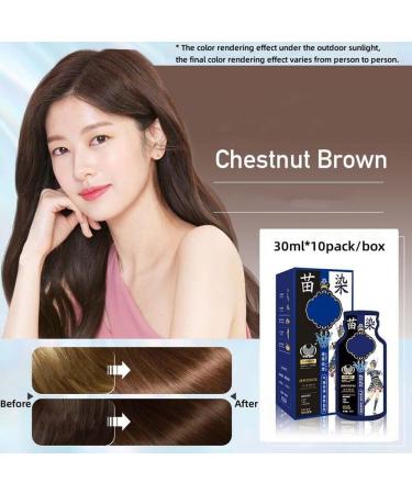 BaBound Miao Ethnic Plant Extract Bubble Hair Dye Cream Bubble Dye Hair Care 3 In 1 Plant Bubble Hair Dye Shampoo Hair Dye Shampoo For Women Coffee - Buy Online on GoSupps.com