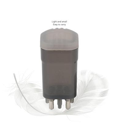 8ml Scalp Applicator & Hair Oil Comb - Transparent Black Hair Treatment Massager | Perfect for Scalp Care & Liquid Storage - Buy Online on GoSupps.com