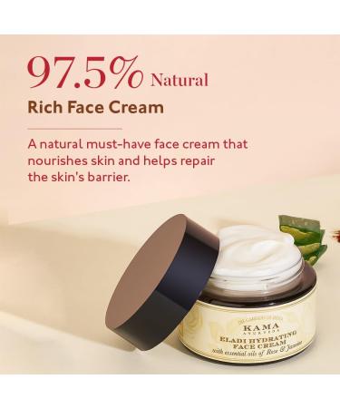 Kama Ayurveda Eladi Hydrating Face Cream 50g with Rose and Jasmine Essential Oils - Buy Online on GoSupps.com