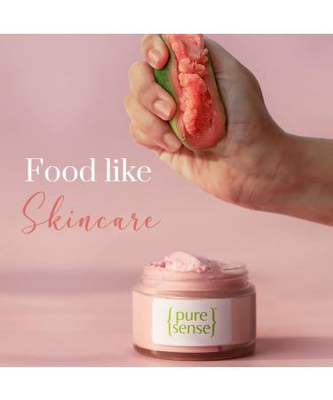 Pink Guava Face Scrub with Niacinamide & African Melon - Gentle Exfoliation for Clear Glowing Skin | Tan Removal | Suitable for All Skin Types | 50g - Buy Online on GoSupps.com