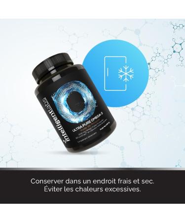 Intelligent Labs Omega 3 Ultra Pure | 2250mg Omega 3 per 3 Capsules | Superior Triglyceride Fish Oil Refined for Total Purity | Huge EPA & DHA Content | 120 Capsules - Buy Online on GoSupps.com