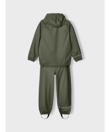 Unisex Baby Rain Suit 134 Thyme - NAME IT Nkndry Rain Set | Waterproof Rainwear - Buy Online on GoSupps.com