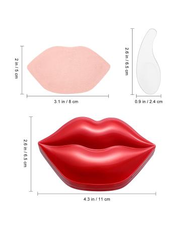 EXCEART 20pcs Cherry Lip Mask - Hydrating Lip Gel Pads for Women | Moisture & Nutrition Essence for Soft Beautiful Lips - Buy Online on GoSupps.com