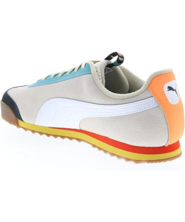 PUMA Men's Roma Basic HC Lifestyle Sneakers Shoes 11.5 - White Porcelain - Buy Online on GoSupps.com