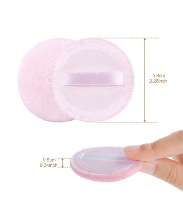 Jimking 5-Piece Powder Puff Set - Premium Round Makeup Sponges for BB Cream Liquid Foundation and Loose Powder - Soft Appliant Cotton with Bands - Ideal for Flawless Skin - Buy Online on GoSupps.com