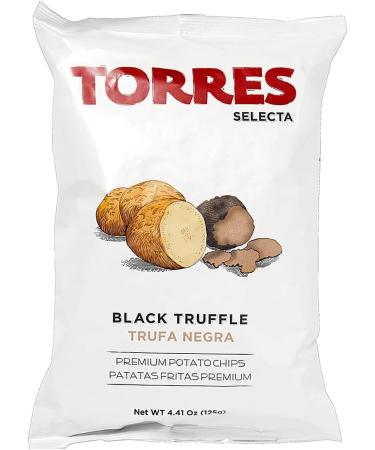  Torres Selecta Torres Selecta Trufa Negra Pack of 3 potato chips with black truffle 125g - Buy Online on GoSupps.com
