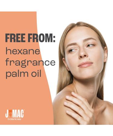 J Mac Botanicals Organic Fractionated Coconut Oil (16 oz. with a Pump) Carrier Oil for diluting Essential Oils Leave in Conditioner for Dry Damaged Hair Skin Massage - Buy Online on GoSupps.com