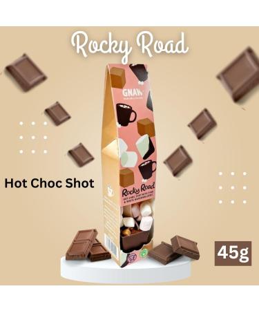 Gnaw Hot Choc Shot MarshMallows Pick N Mix - Choose From 3+ Flavours | Rocky Road Caramel Orange Hazelnut Praline - Pack of 4 x 45g 45 g (Pack of 4) - Buy Online on GoSupps.com