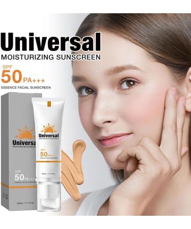 LMDGDS 2 pieces tinted sunscreen 50+ PA++++ facial protection for sensitive skin moisturizing sunscreen with hyaluron collagen and vitamin E waterproof colored sunscreen - Buy Online on GoSupps.com