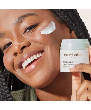 Evereden Nourishing Baby Face Cream 0.5 fl oz | Non-Toxic Fragrance-Free Moisturizer | Rich Non-Greasy Baby Lotion for Delicate Skin - Buy Online on GoSupps.com