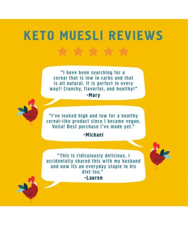 Seven Sundays Keto Rise & Shine Muesli - Strawberry Banana | 10 oz, 5G Net Carbs, Grain & Gluten Free, No Sugar Added - Buy Online on GoSupps.com