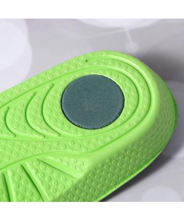 DOITOOL XO Shape Arch Support Insoles for Flat Feet - 1 Pair Green | Men Women Soft Shoe Pads for Leg Correction and Air Feet Comfort - Buy Online on GoSupps.com