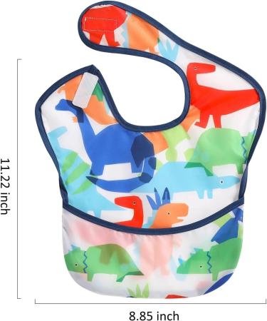 PandaEar Baby Bibs - Lightweight Waterproof & Stain Resistant | 3 Pack for Boys (5-36 Months) - Buy Online on GoSupps.com