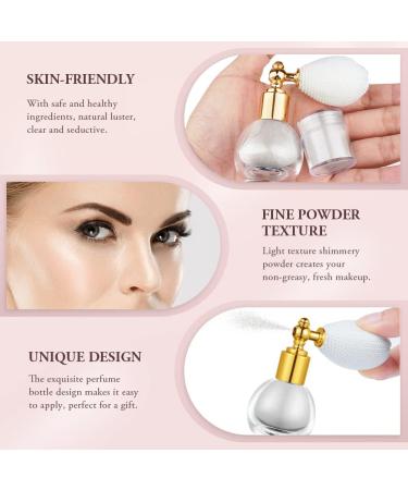 AOOWU Glitter Powder Spray - Shimmering Body & Hair Highlighter | Pearlescent Silver Sparkle for Face & Clothing - Buy Online on GoSupps.com