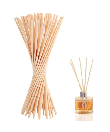 50 pieces of fragrance sticks 20 cm x 3 mm room fragrance stick rattan sticks for room fragrance chopsticks for room fragrance reed diffuser wooden sticks for room fragrance for room fragrance office (natural color)