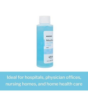 McKesson Mouthwash, Alcohol-Free, Mint Flavor, 4 oz, 60 Count - Buy Online on GoSupps.com