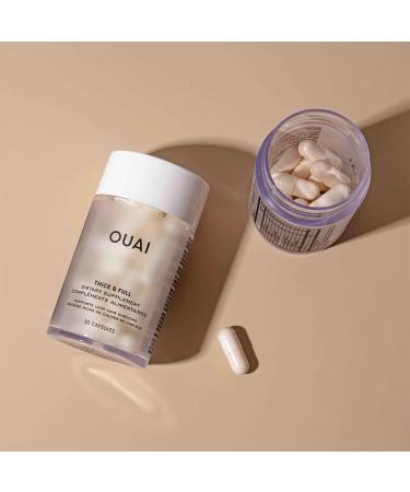OUAI Hair Supplements for Thinning Hair Refill Pack - 30 Beauty-Boosting Daily Capsules - Buy Online on GoSupps.com