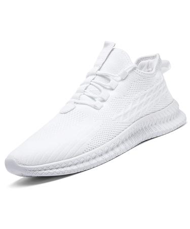 FUJEAK women's sneakers sports shoes lightweight fashion sneakers shoes street running shoes running shoes walking shoes 38 EU C white