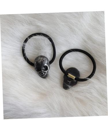 BCOATH 10 Pieces Skull and Hair Rope Halloween Hair Rope Curly Hair Bobbles Halloween Hair Rope Skull Headwear Hair Rope Made of Plastic Hair Accessories Tie Miss Lolita Resin - Buy Online on GoSupps.com