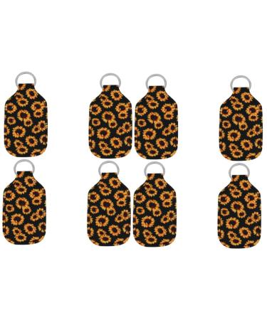 Healeved 8 STK key rings with liquid bottle-set holder Keychain Refillable Bottle Bottle Bottle holder holder for mediumX2PCs such as shown