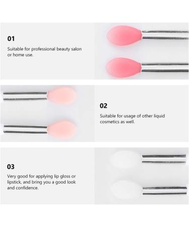 Healifty 6Pcs Silicone Lip Applicator Lipstick Applicator Silicone Lipstick Brushes for Lip Make Up - Buy Online on GoSupps.com