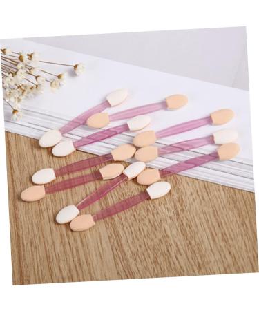 Healeved 40pcs Sponge Stick Double Ended Makeup Brush Glitter Makeup Brushes Tool Household Plastic Abs - Buy Online on GoSupps.com