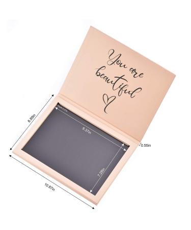 Large Magnetic Heart-Shaped Empty Makeup Palette for Eyeshadow, Lipstick, Blush, and Powder by Allwon - Buy Online on GoSupps.com