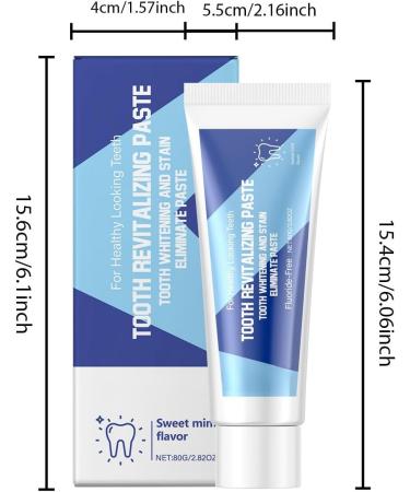 Natural Whitening Toothpaste Stain Removal Toothpaste Powerful Tooth Enamel Repair Deep Cleaning Refreshing Oral Care Fresh Breath - Buy Online on GoSupps.com