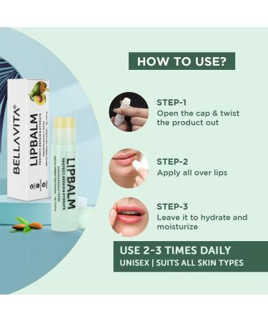 Bella Vita Organic NicoLips Lip Scrub & NicoBalm Combo - Best Treatment for Dry Chapped & Dark Lips (20g & 5g) - International Shipping Available - Buy Online on GoSupps.com