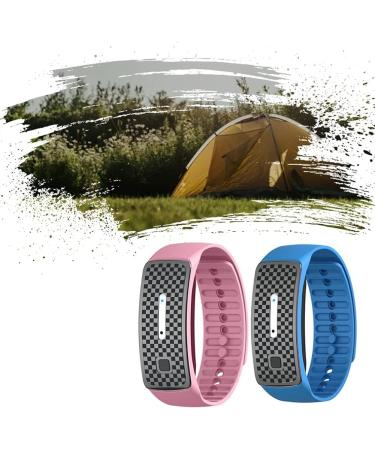Ultrasound Mosquito Protection Bracelet - Waterproof & Reusable Anti-Mosquito Band for Adults & Kids | Blue - Buy Online on GoSupps.com