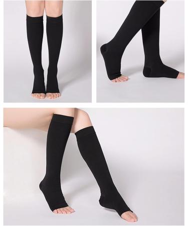 WSYKC Compression Stockings XL - 23-32mmHg for Venous Diseases | Black | Ideal for Doctors Teachers & Athletes - Buy Online on GoSupps.com